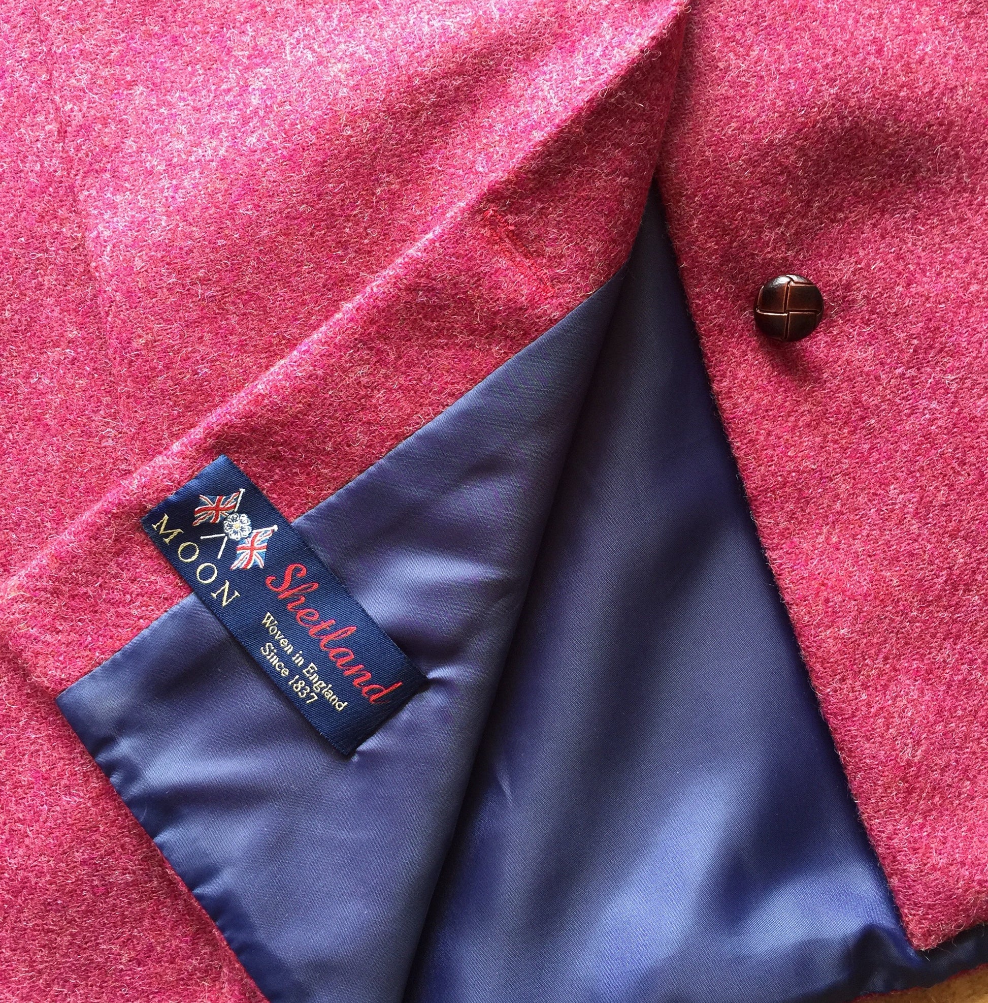 girls cape, girls Tweed cape, girl fashion, girls coat, equestrian cape, mulberry pink shetland cape - Iris 