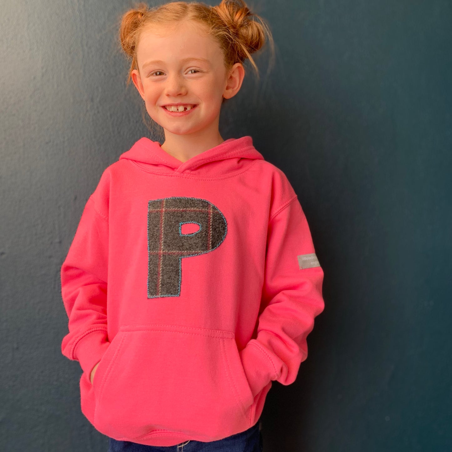  personalised hoodies, boys hoodies, girls hoodie, personalised gifts, design your own hoody - pink personalised initial hoodies